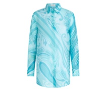 Paisley Bluse aus Baumwolle und Seide