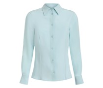 Seidenbluse mit Abnähern