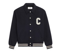 College-Jacke Aus Doppelseitigem Kaschmir