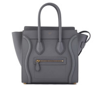 Handtasche Luggage Micromodell aus gewalktem Kalbsleder