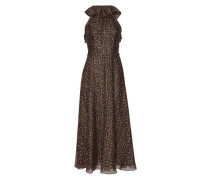Kleid Mit Krausem Rücken