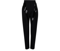 Gabardine-Hose aus Wolle