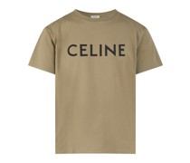 Lockeres Celine T-Shirt Aus Baumwolljersey