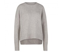 Cashmere-Pullover mit High-Low Saum