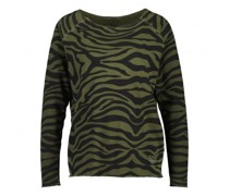Sweatshirt 'Julia' mit Zebra-Print