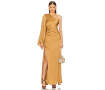 Michael Costello ABENDKLEID MAE in Metallic Gold