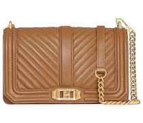 Rebecca Minkoff UMHÄNGETASCHE CHEVRON in Tan.