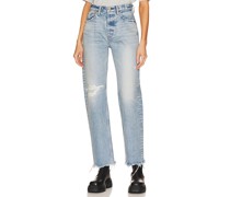 Moussy Vintage STRAIGHT-FIT-JEANS BRIGHTON in Blue