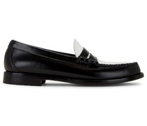 G.H.BASS LOAFERS in Black,White