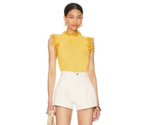 House of Harlow 1960 BLUSE ETIENNE in Yellow