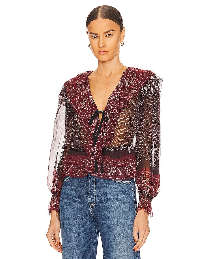 Ulla Johnson Damen Ulla Johnson BLUSE VIVIAN in Red