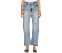 Moussy Vintage STRAIGHT-FIT-JEANS ELMA in Blue