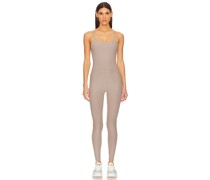 Beyond Yoga JUMPSUIT SPACEDYE UPLEVEL in Taupe