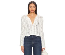 Free People CARDIGAN ROBYN in White