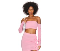 The Andamane CROP-TOP LEXI in Pink