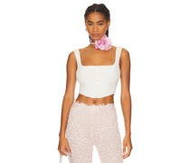 GUIZIO KORSETT KNITTED in White
