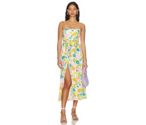 Show Me Your Mumu MIDI-KLEID AMALFI COAST in Yellow