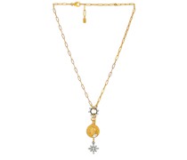 Elizabeth Cole HALSKETTE SOMA in Metallic Gold.