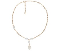 Lili Claspe CHOKER ROSARIO in Metallic Gold.