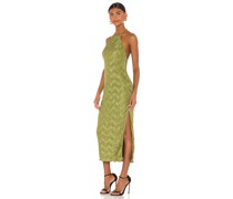 House of Harlow 1960 KLEID FREDERICK in Olive