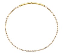 BaubleBar VERSTELLBARE TENNIS-HALSKETTE KELLI in Metallic Gold.