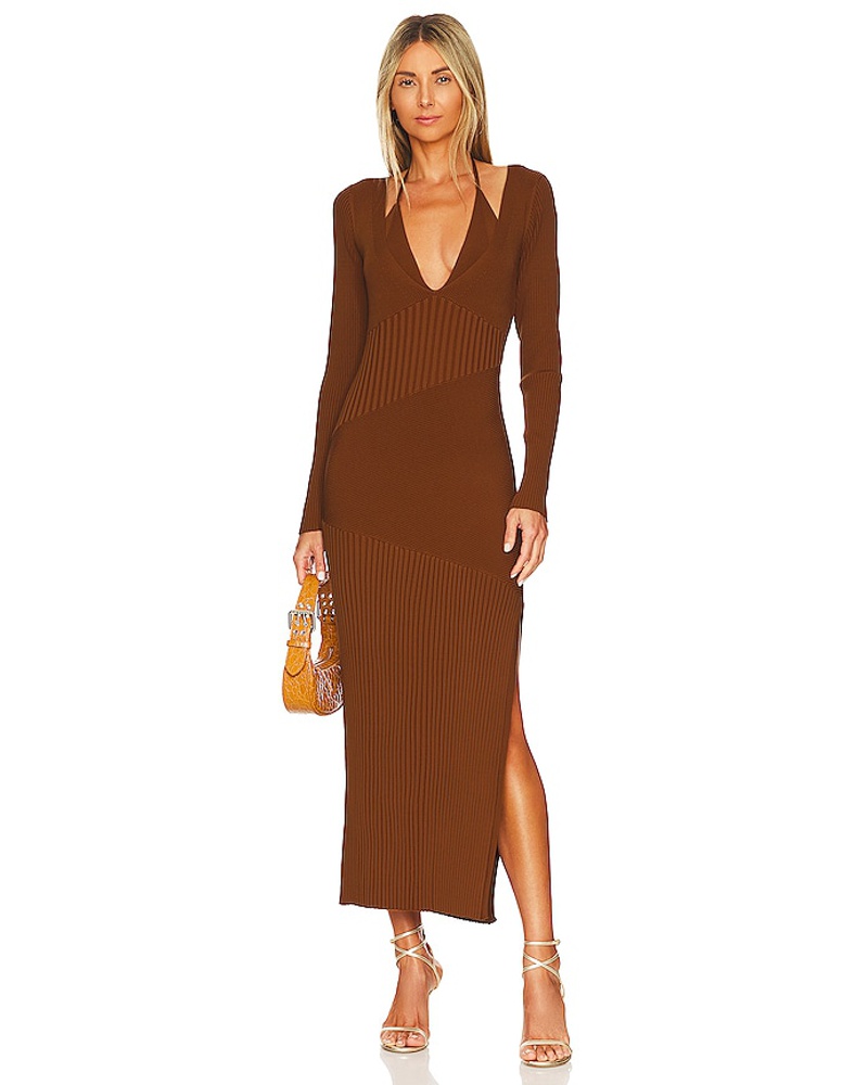 NICHOLAS Damen NICHOLAS KLEID AMAN in Brown