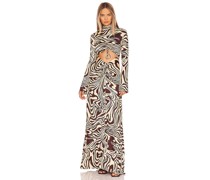 Ronny Kobo KLEID CLARA in Brown