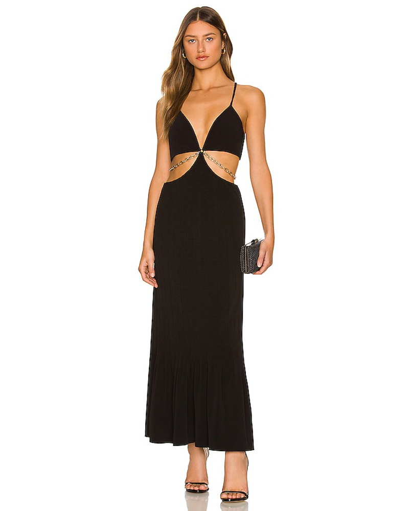 Jonathan Simkhai Damen SIMKHAI KLEID AYLA in Black