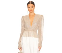 Sabina Musayev OBERTEIL LIYA in Metallic Gold