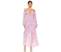 For Love & Lemons MAXIKLEID ROWAN in Pink