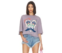 DAYDREAMER SHIRT HOWDY BOOTS in Purple.