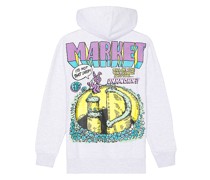 Market HOODIE in Light Grey