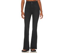 Free People AUSGESTELLTE JEANS JAYDE in Black