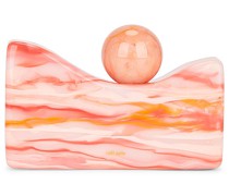 Cult Gaia CLUTCH BAHAR in Coral.
