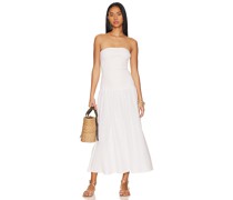 L*SPACE MIDI-KLEID LILA in Cream