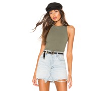 Free People TANK-TOP HAYLEY RACERBACK in Army