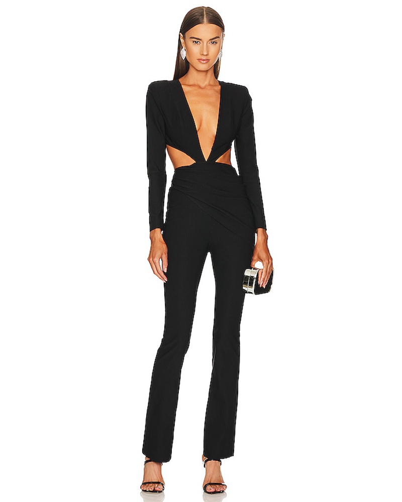 Michael Costello Damen Michael Costello JUMPSUIT MERCY in Black