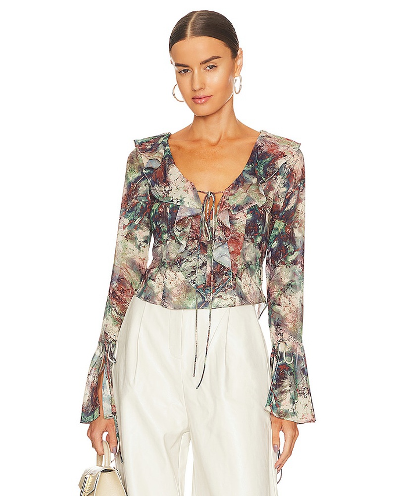 LPA Damen LPA BLUSE ADRIANNE in Blue