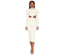 PatBO MIDI-KLEID in Cream