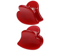 Emi Jay HAARSPANGE BABY HEART in Red.