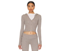 Frankies Bikinis FLAUSCHIGER HOODIE AIMEE in Grey