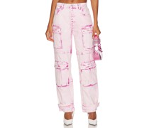 GRLFRND JEANS LEX in Pink
