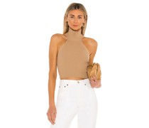 House of Harlow 1960 NECKHOLDER-TOP HEATHER in Nude