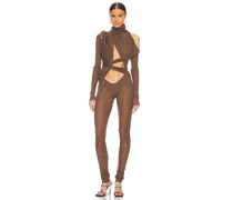 LaQuan Smith JUMPSUIT in Brown