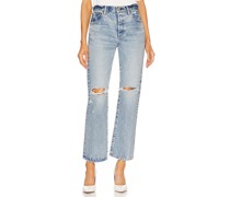 Moussy Vintage STRAIGHT-FIT-JEANS BELMONT in Blue