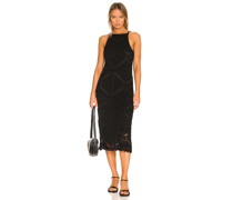 525 KLEID FAUXCHET in Black