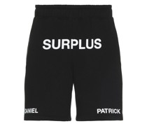 Daniel Patrick SHORTS AUS SWEATWARE in Black