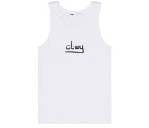 Obey TOP in White
