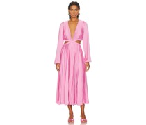 ROCOCO SAND MIDI-KLEID in Pink