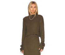 Bobi PULLOVER & SWEATSHIRTS CROPPED in Olive